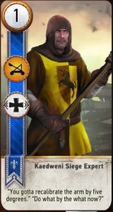 Kaedweni Siege Expert Card