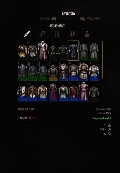 witcher 3 armor skellige tunic